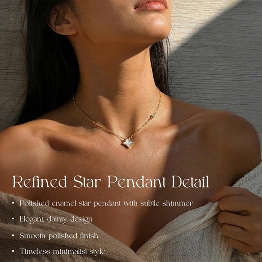 North Star Gold Pendant Necklace