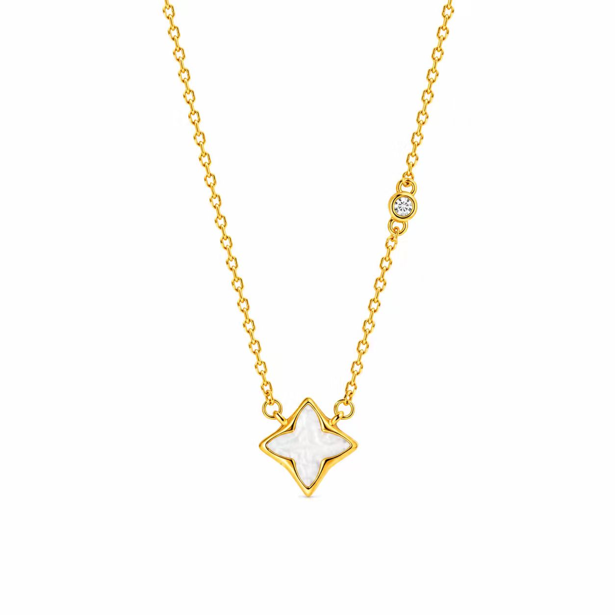 North Star Gold Pendant Necklace