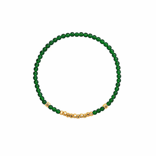 Green Jade Stackable Bracelet