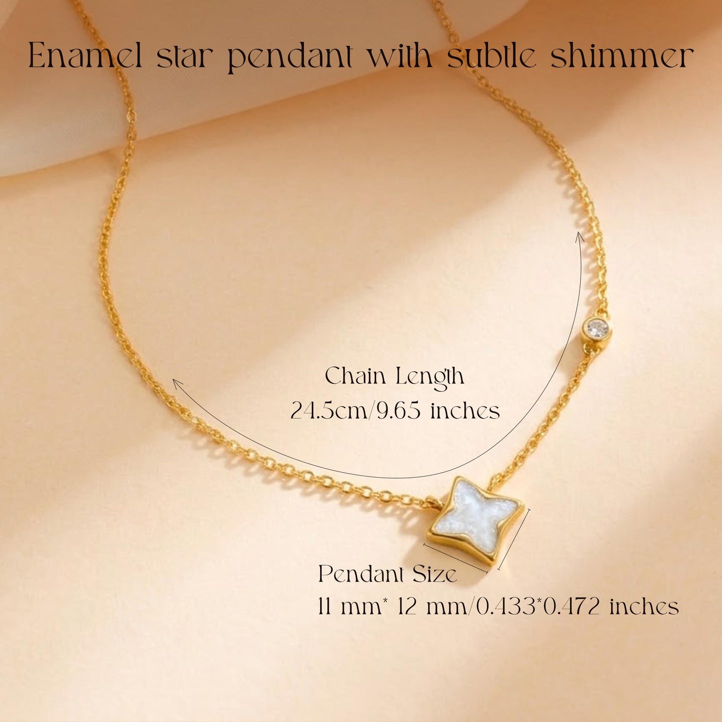 North Star Gold Pendant Necklace